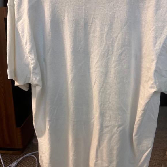 Dallas Cowboys Vintage single stitch White T shirt with Black Graphic - Picture 3 of 5